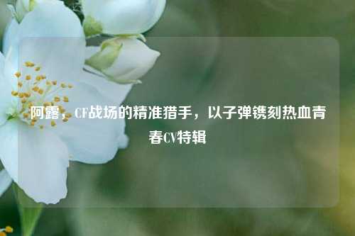 阿露，CF战场的精准猎手，以子弹镌刻热血青春CV特辑