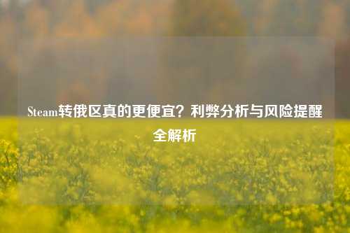 Steam转俄区真的更便宜?利弊分析与风险提醒全解析