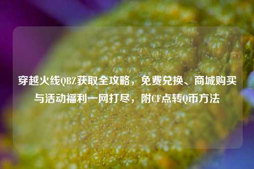 穿越火线QBZ获取全攻略,免费兑换、商城购买与活动福利一网打尽,附CF点转Q币