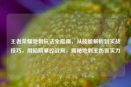 王者荣耀地刺玩法全指南，从技能解析到实战技巧，用陷阱掌控战局，揭秘地刺王伤害实力