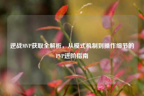 逆战MVP获取全解析,从模式机制到操作细节的PVP进阶指南