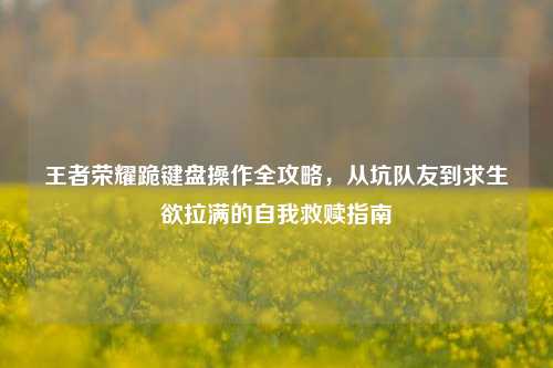 王者荣耀跪键盘操作全攻略，从坑队友到求生欲拉满的自我救赎指南