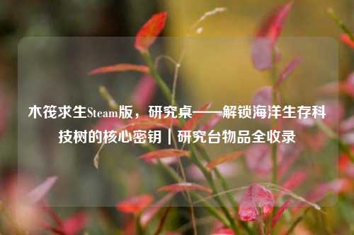木筏求生Steam版,研究桌——解锁海洋生存科技树的核心密钥|研究台物品全收录