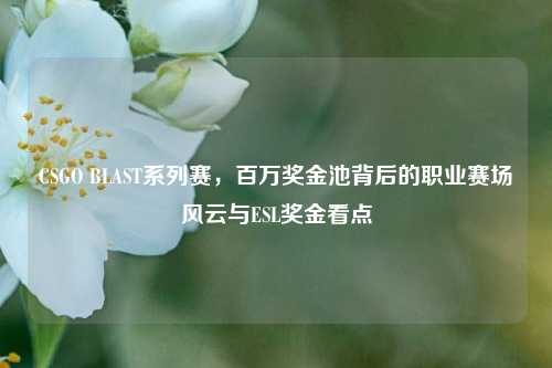 CSGO BLAST系列赛,百万奖金池背后的职业赛场风云与ESL奖金看点
