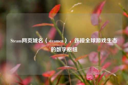 Steam网页域名（steamcn），连接全球游戏生态的数字枢纽