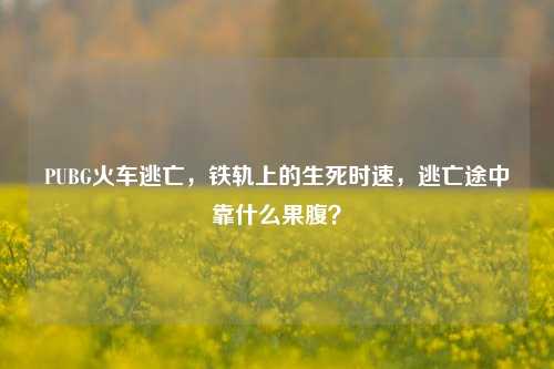PUBG火车逃亡,铁轨上的生死时速,逃亡途中靠什么果腹?