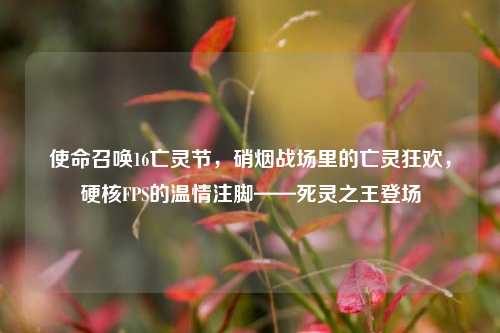 使命召唤16亡灵节，硝烟战场里的亡灵狂欢，硬核FPS的温情注脚——死灵之王登场